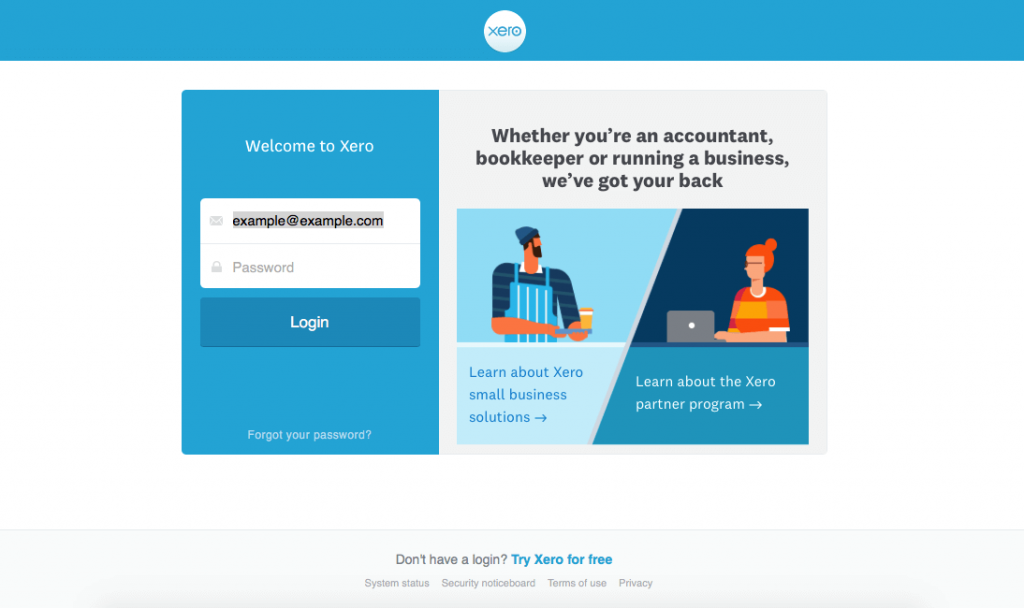 Fast Xero Login